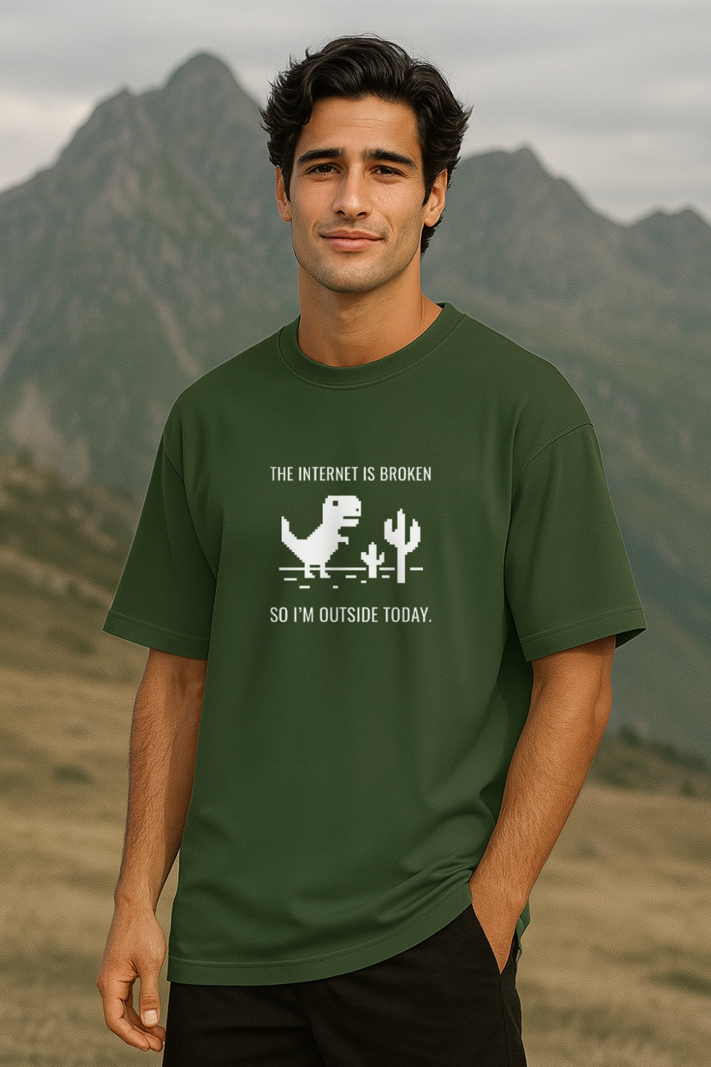 Internet is Broken Oversized T-Shirt