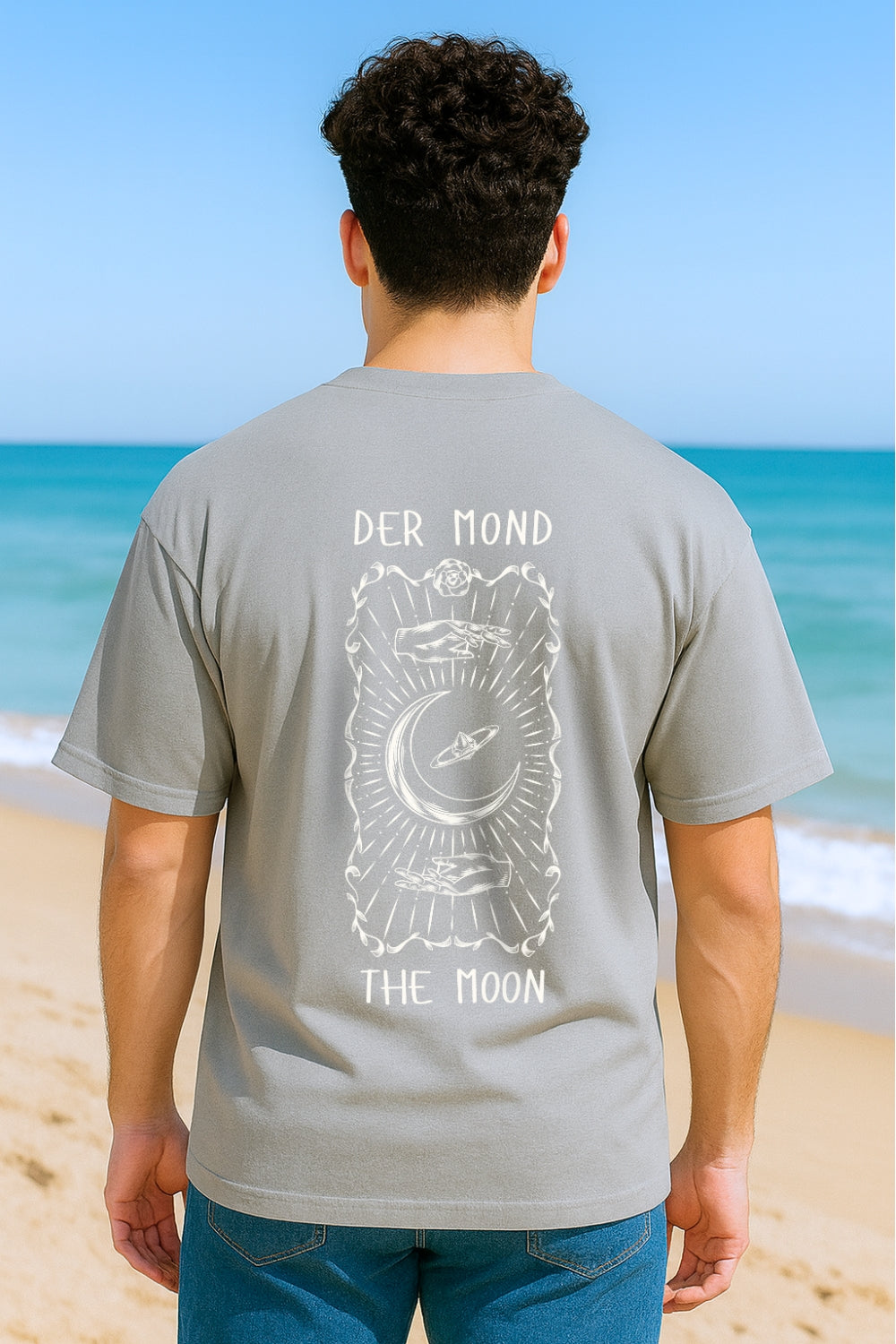 Der Mond Oversized T-Shirt