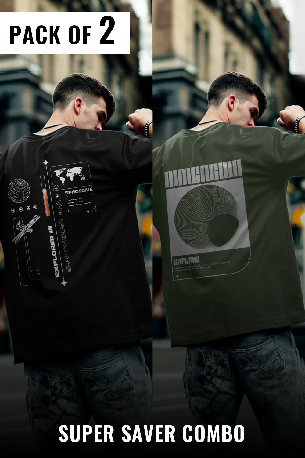 Oversized Tees - 2-Pack