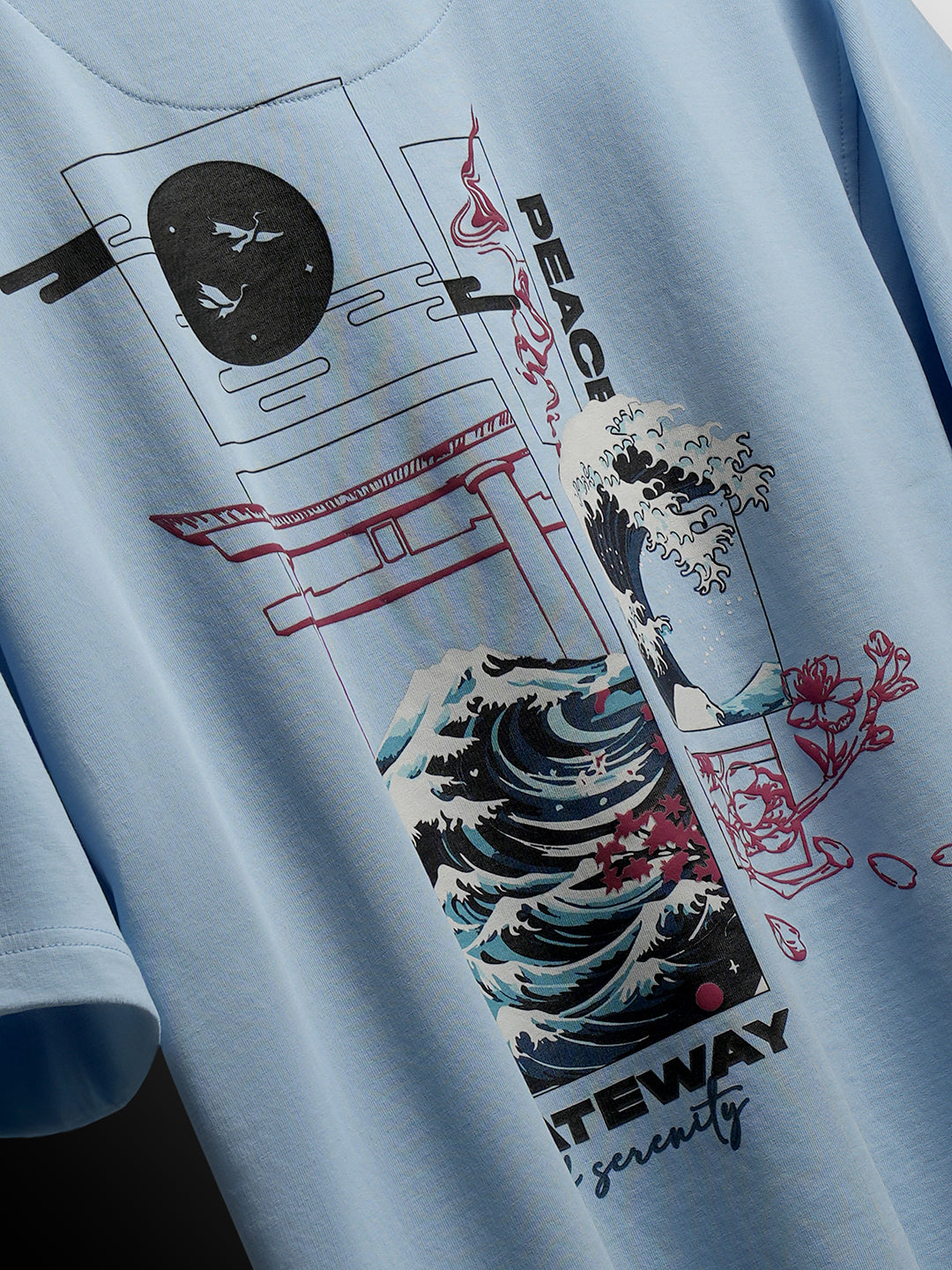 Gateaway To Peace Oversized T-Shirt