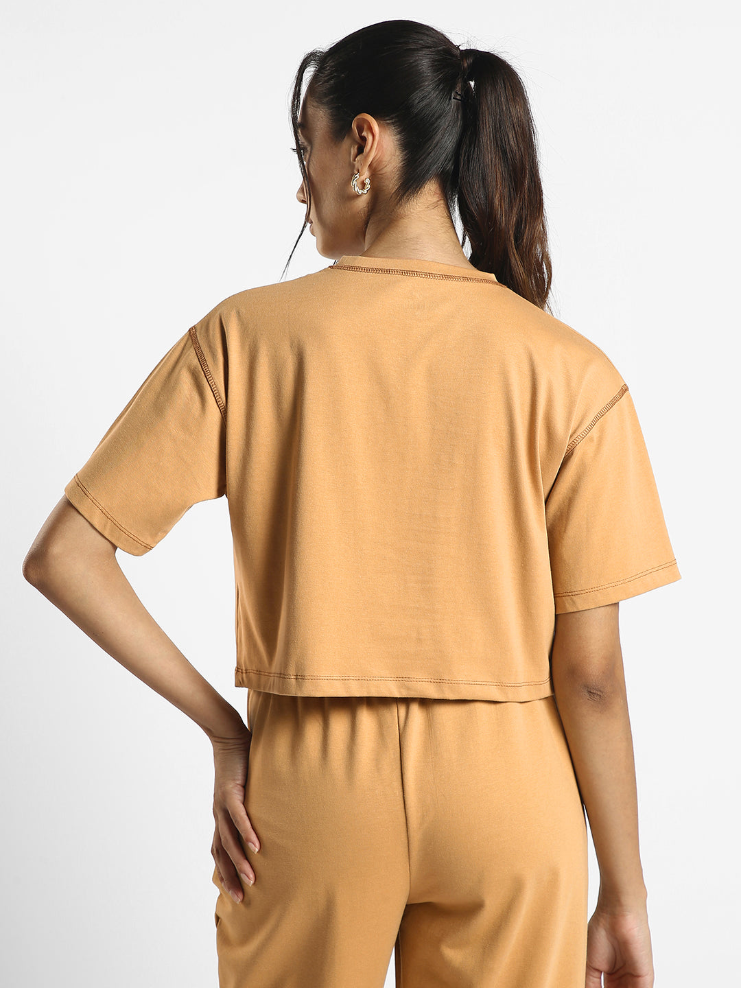 Bianca Cropped Oversized T-Shirt