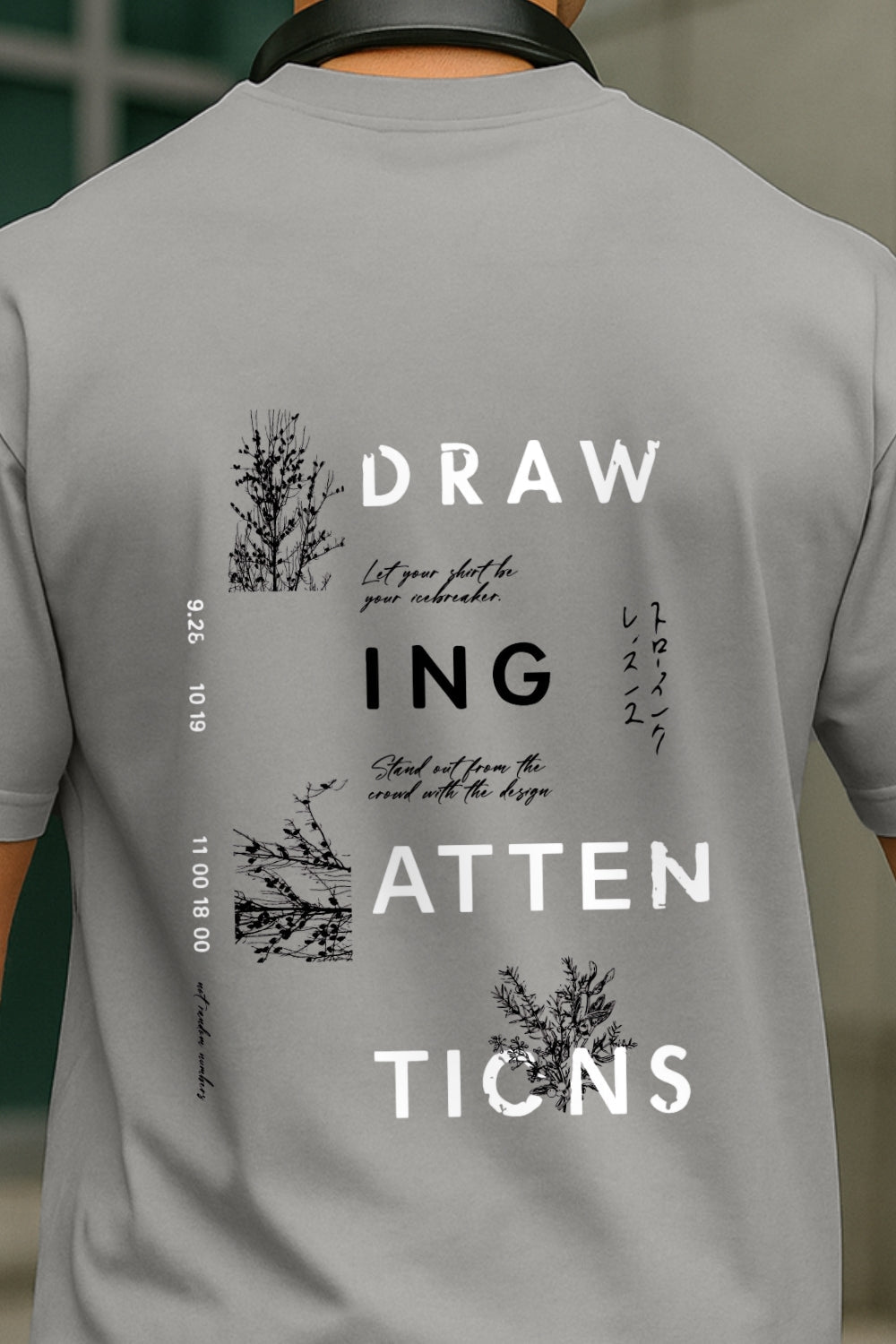 Drawing Attention Oversized T-Shirt