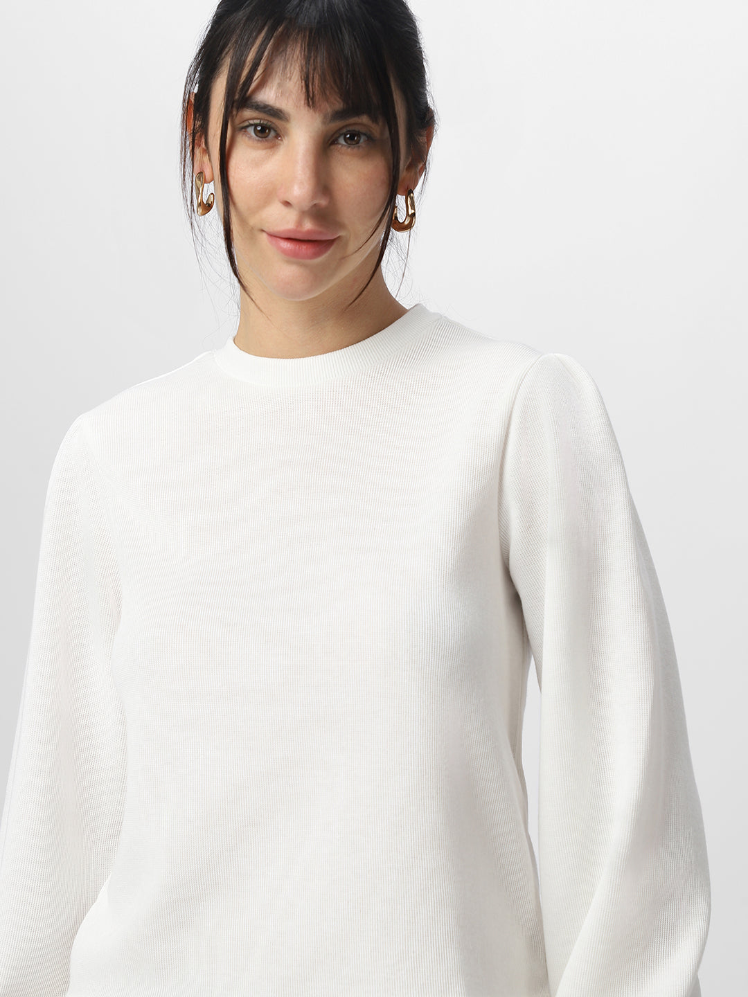 Women Chiara Self Design Pullover