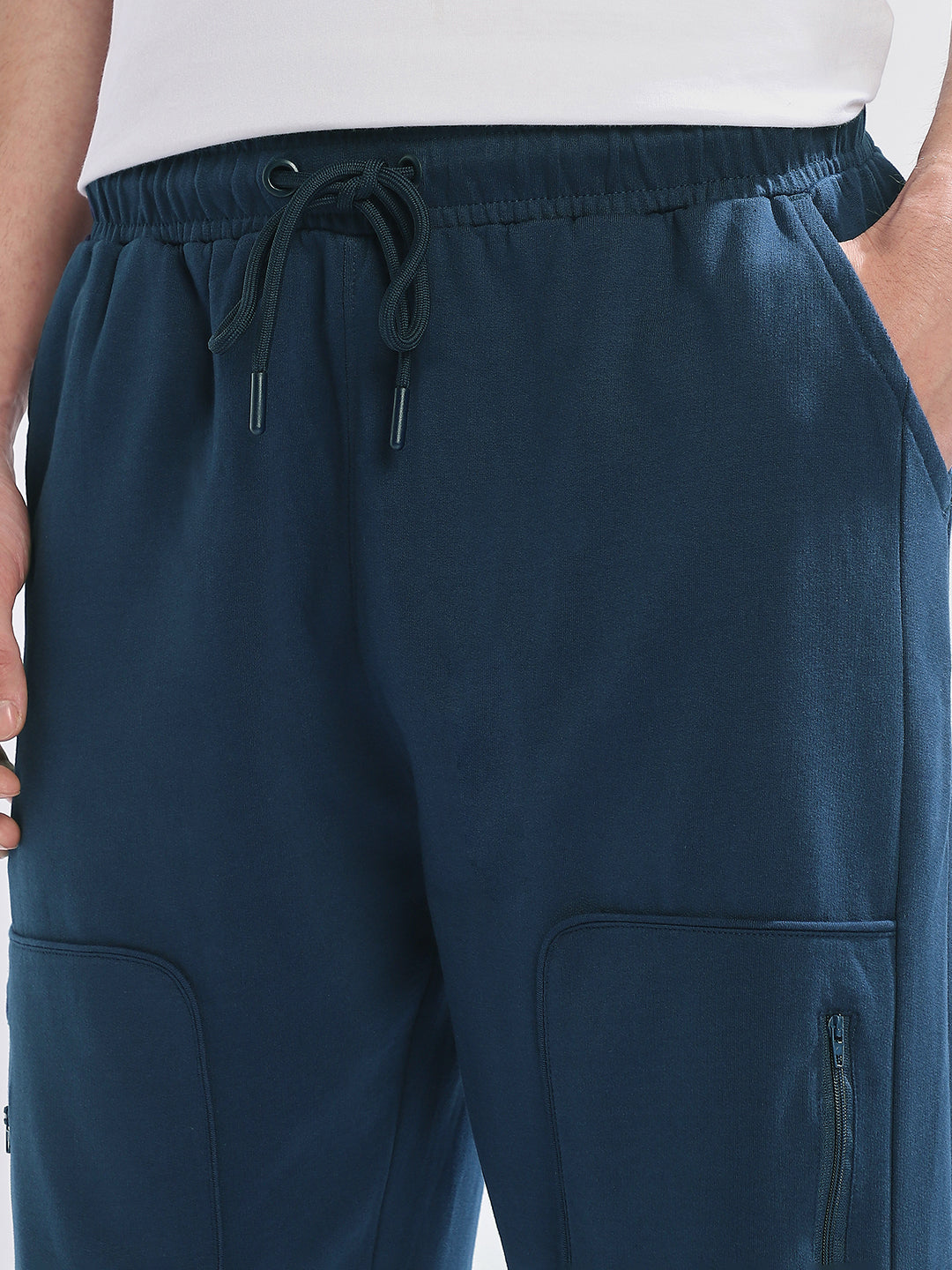 Zipper Straight Fit Joggers