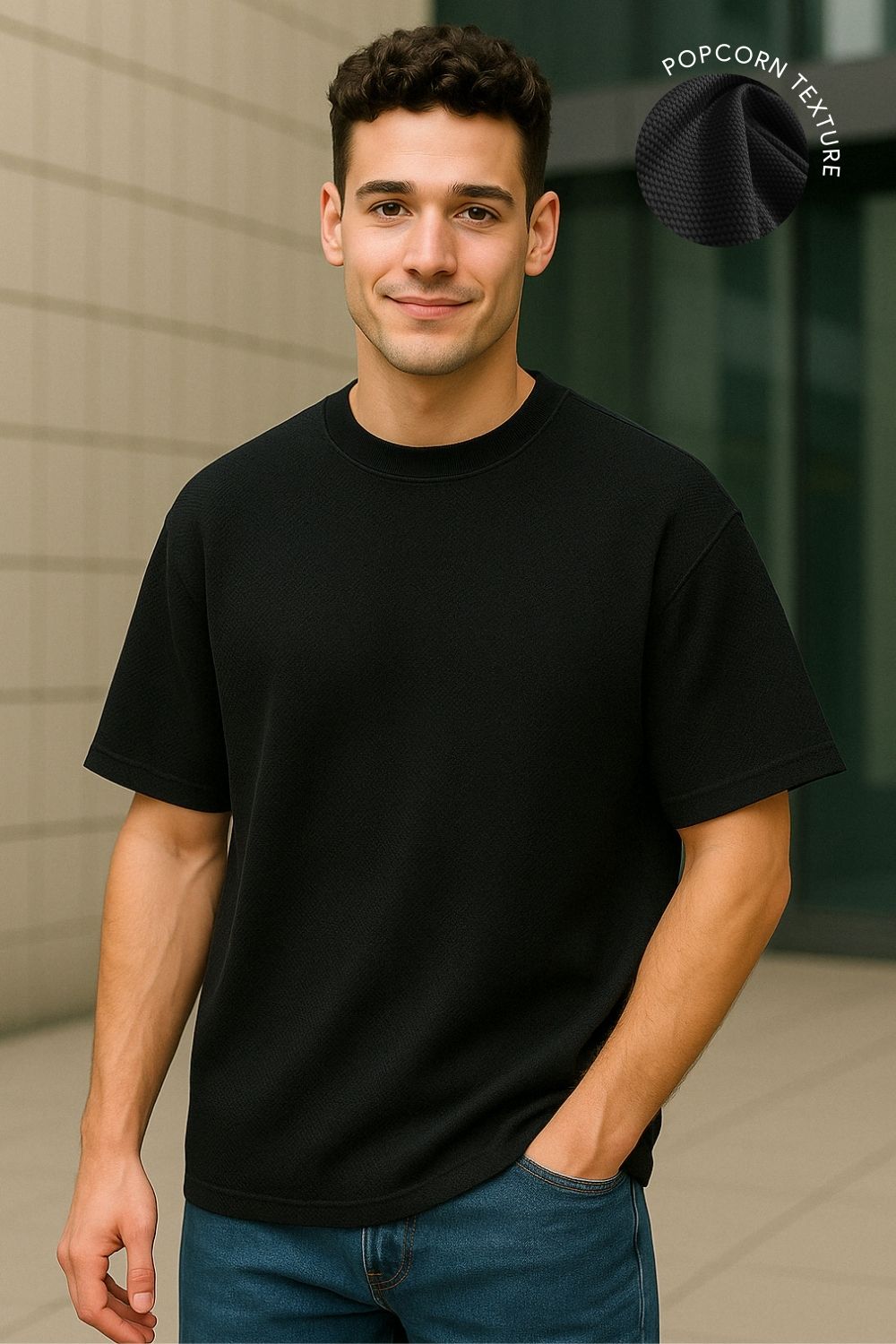 Popcorn Textured T-shirt
