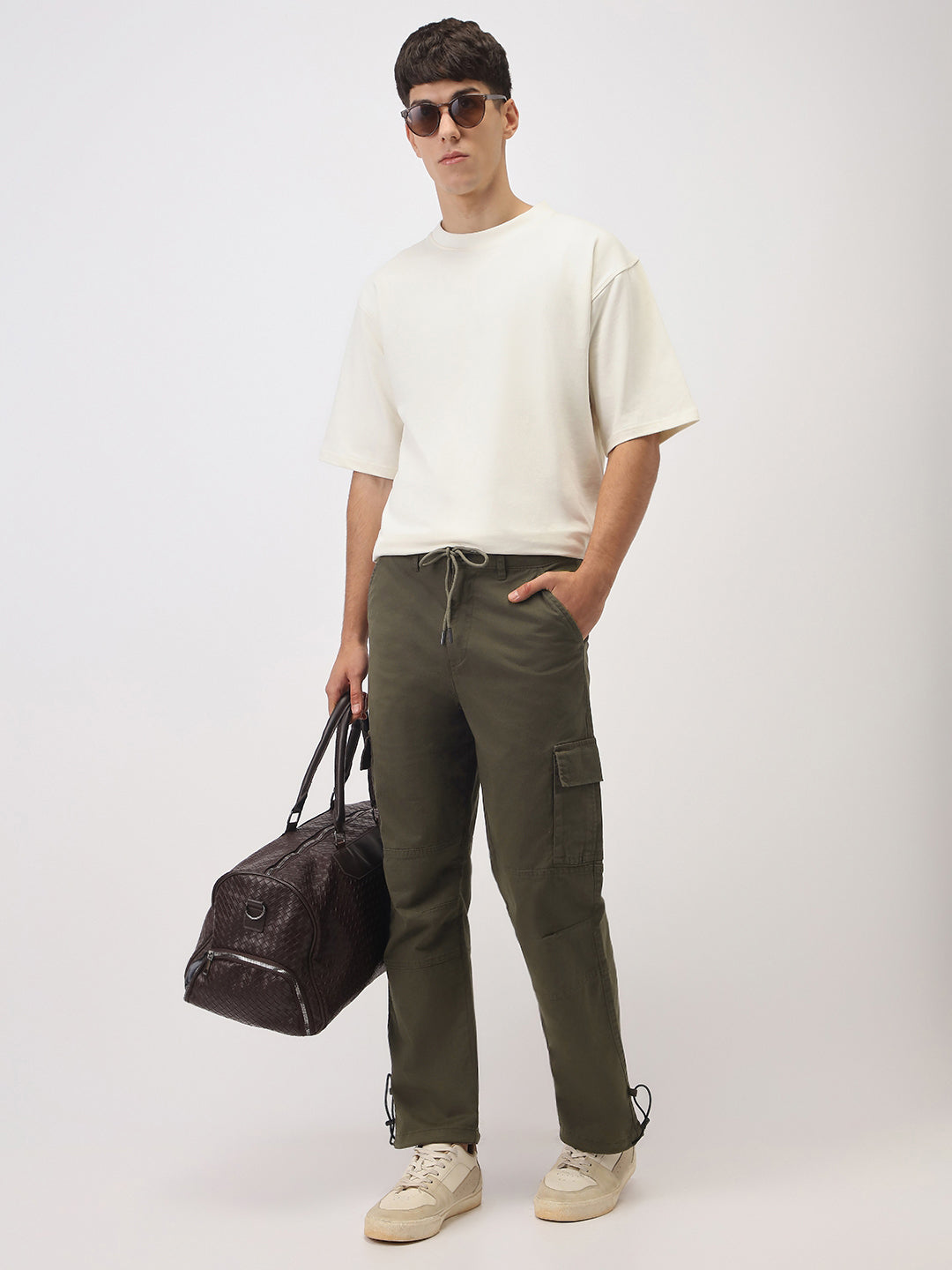 Cut & Sew Cargo Pants
