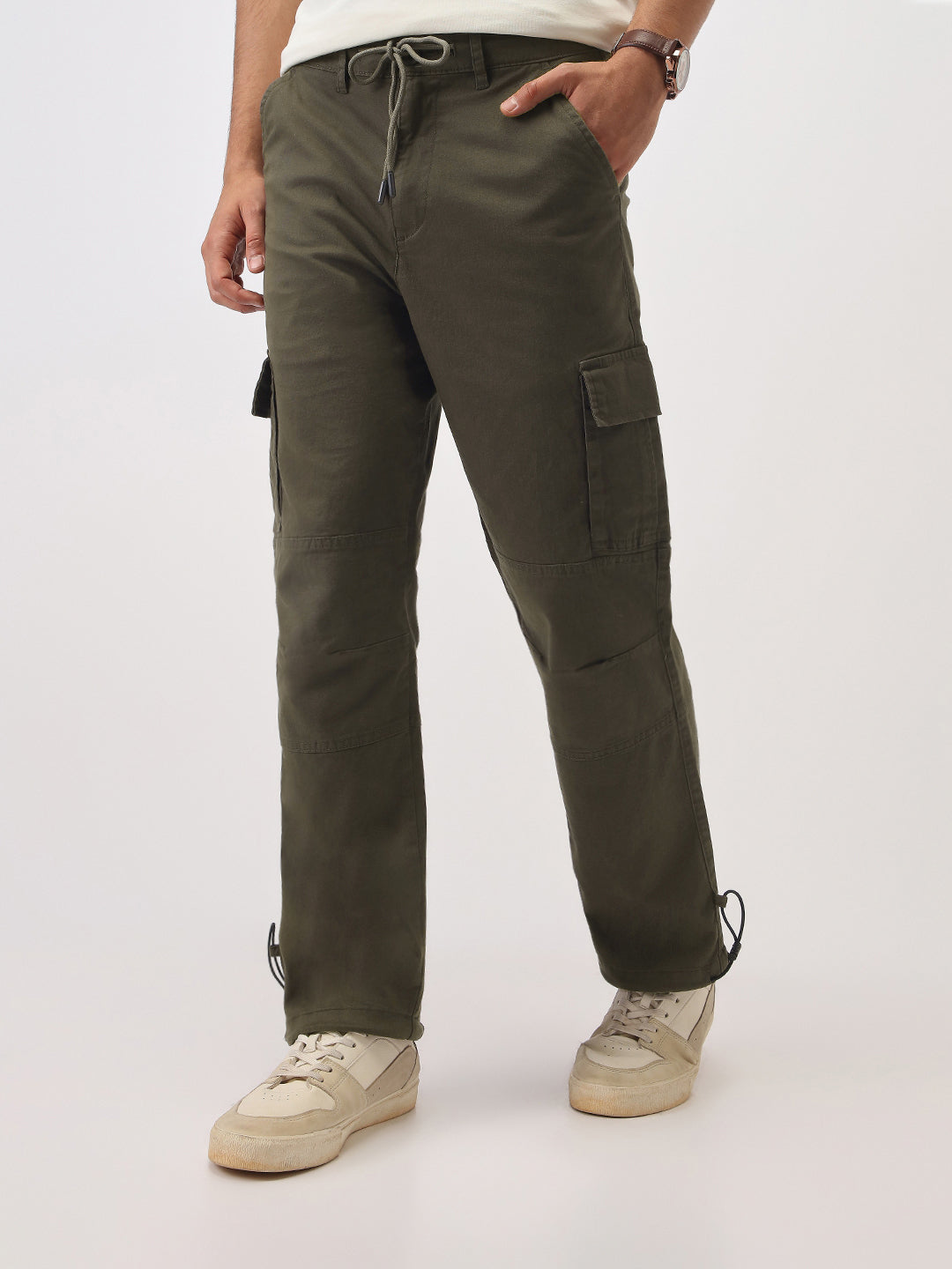 Cut & Sew Cargo Pants