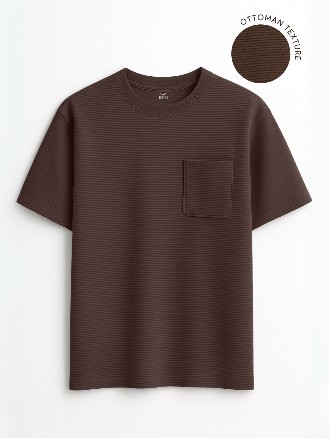 Ottoman Textured Half Sleeve T-Shirt