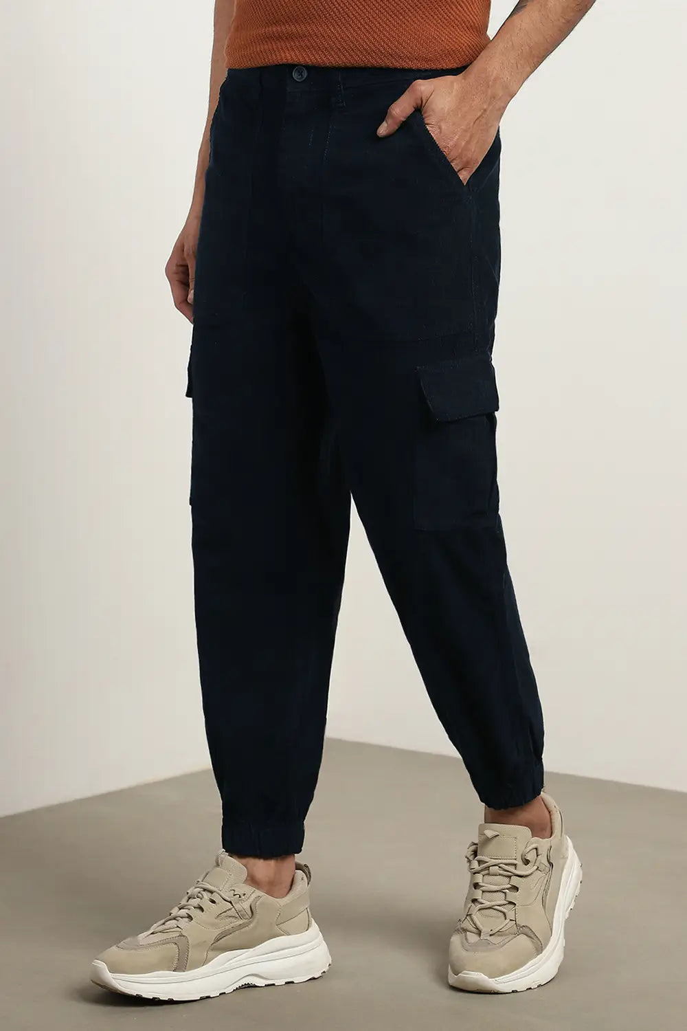 Corduroy Woven Cargo Pants