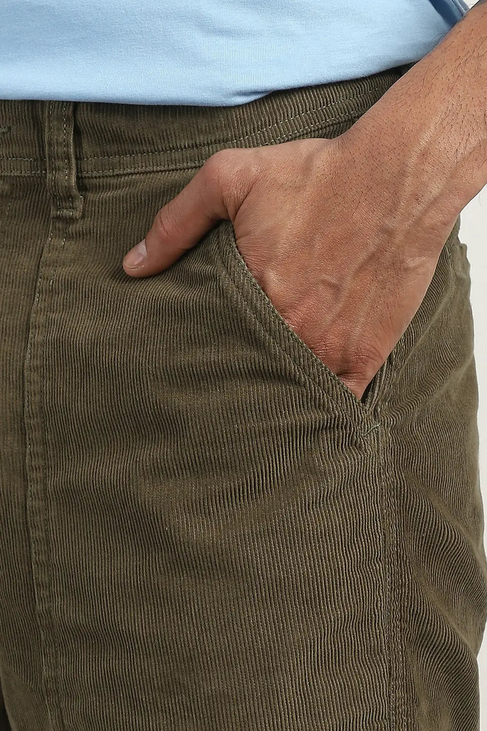 Corduroy Woven Cargo Pants