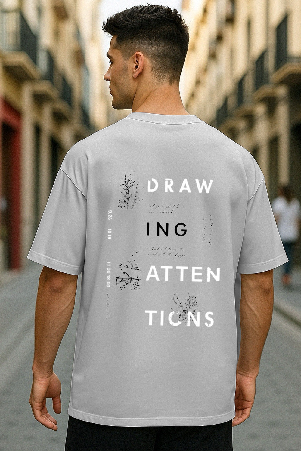 Drawing Attention Oversized T-Shirt