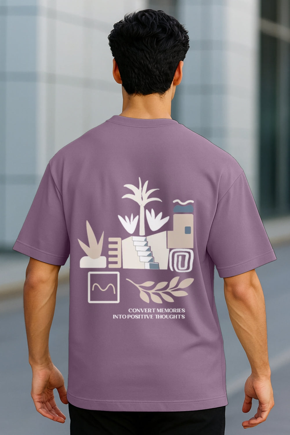 Greece abstract Oversized T-Shirt