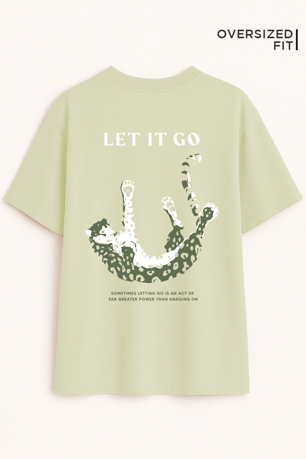 Let it go Oversized Fit Women Tee
