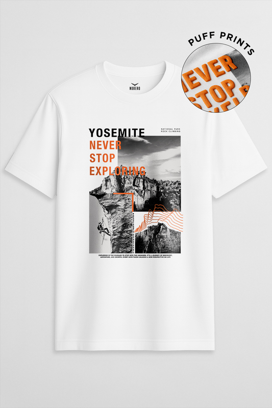 Yosmite Never stop Exploring Classic Fit T-Shirt