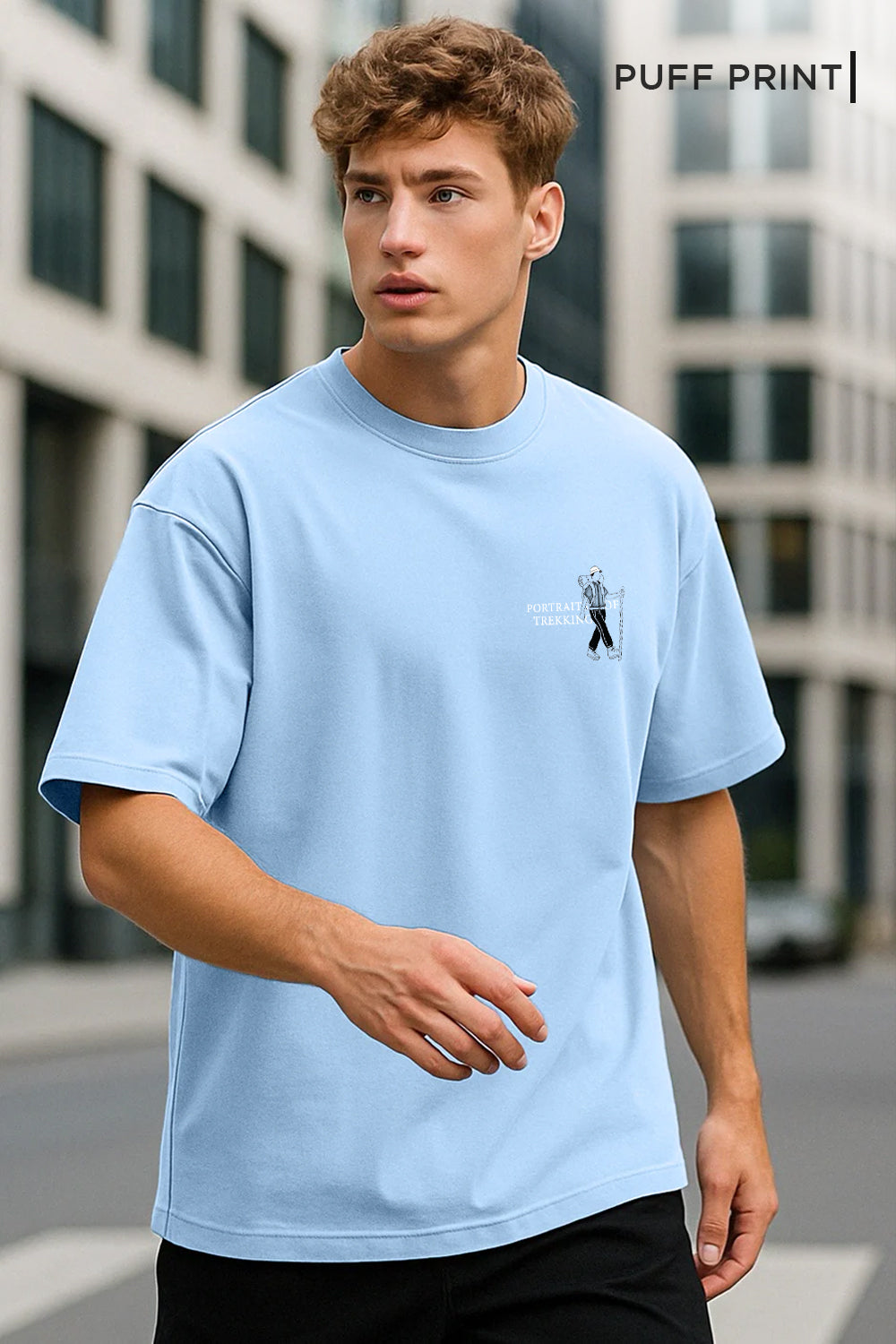 Potraits of Trekking Oversized T-Shirt