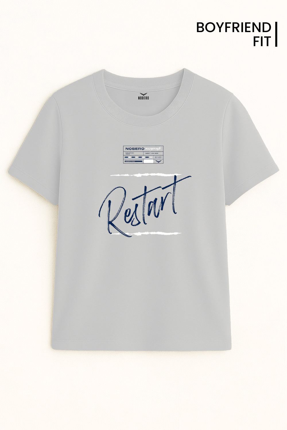Boyfriend Restart Classic Fit T-Shirt