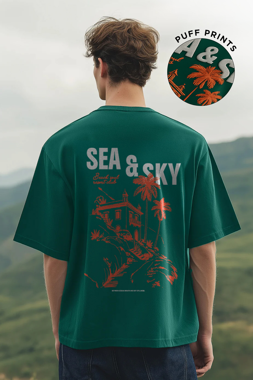 Sea & Sky Oversized T-Shirt