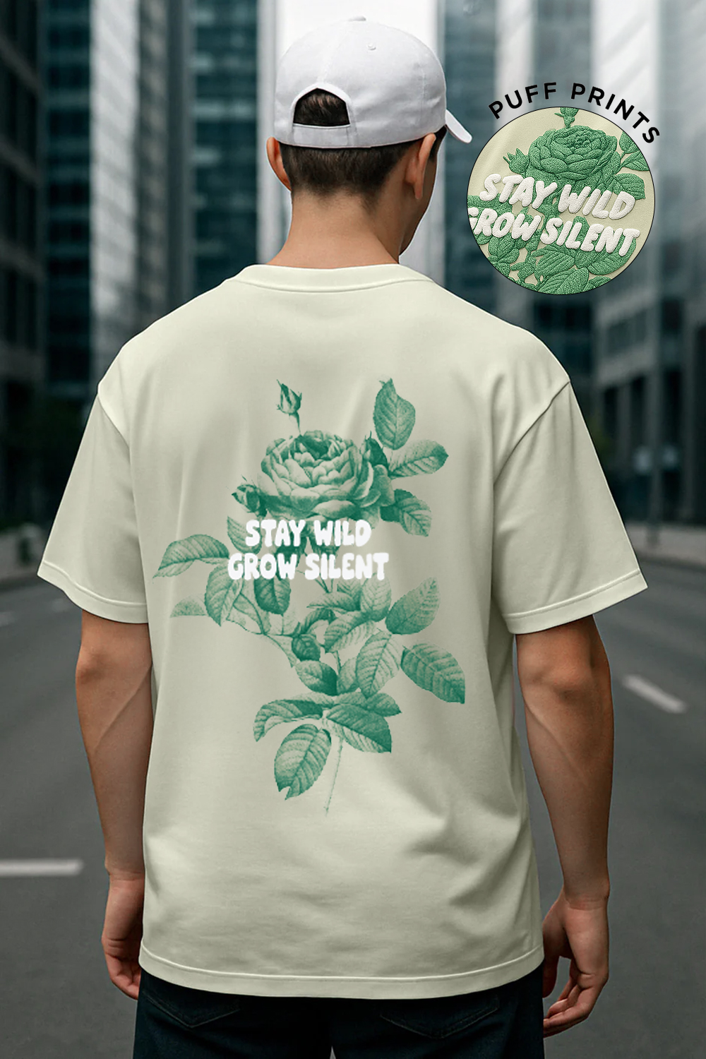 Stay Wild Grow Silent Oversized T-Shirt