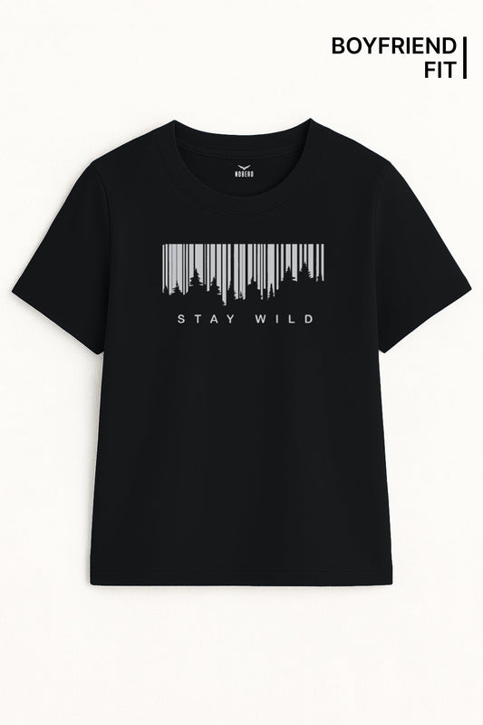 Boyfriend Stay Wild Classic Fit T-Shirt