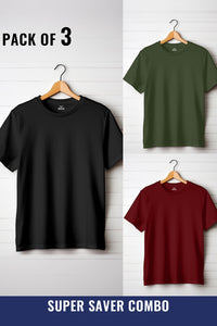 Black/ Olive Green/ Wine Red