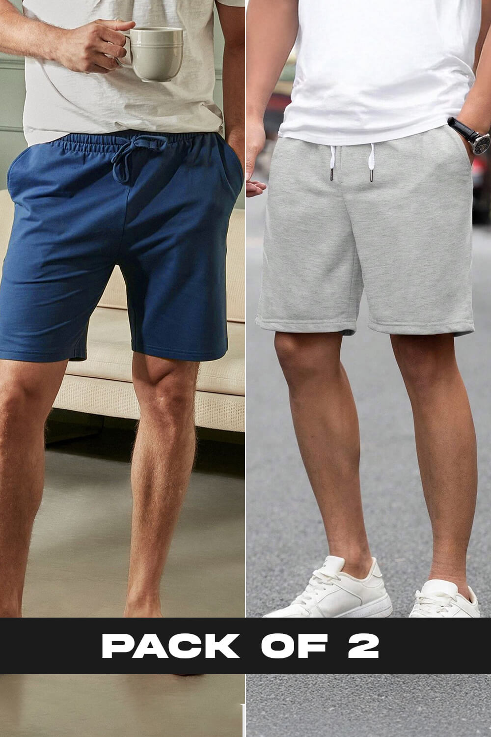 2-Pack Zip Pocket Shorts