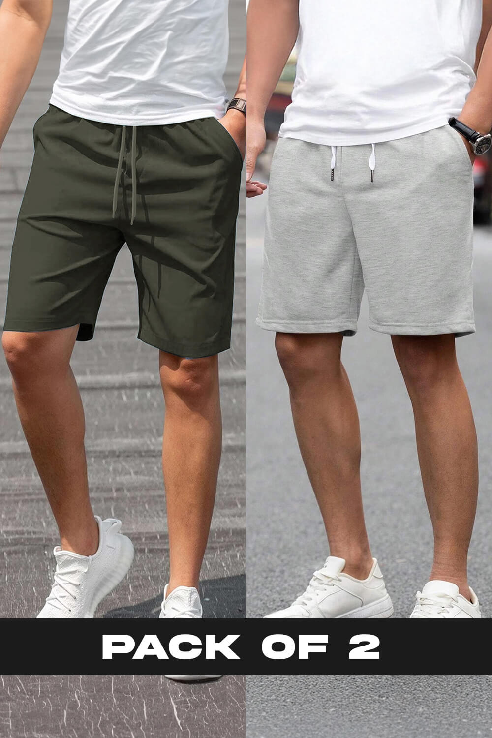 2-Pack Zip Pocket Shorts