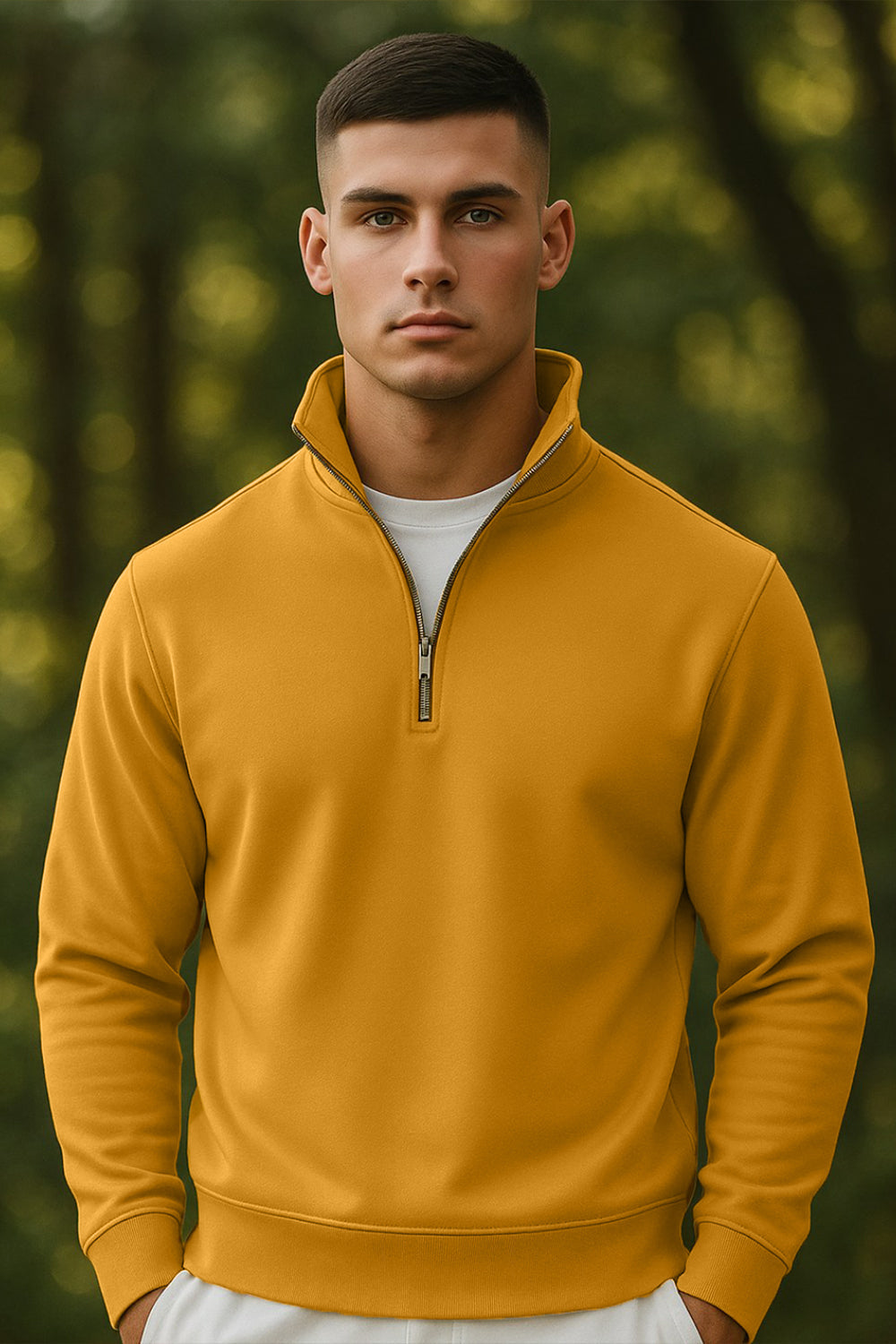 Mock Neck Sweatshirt