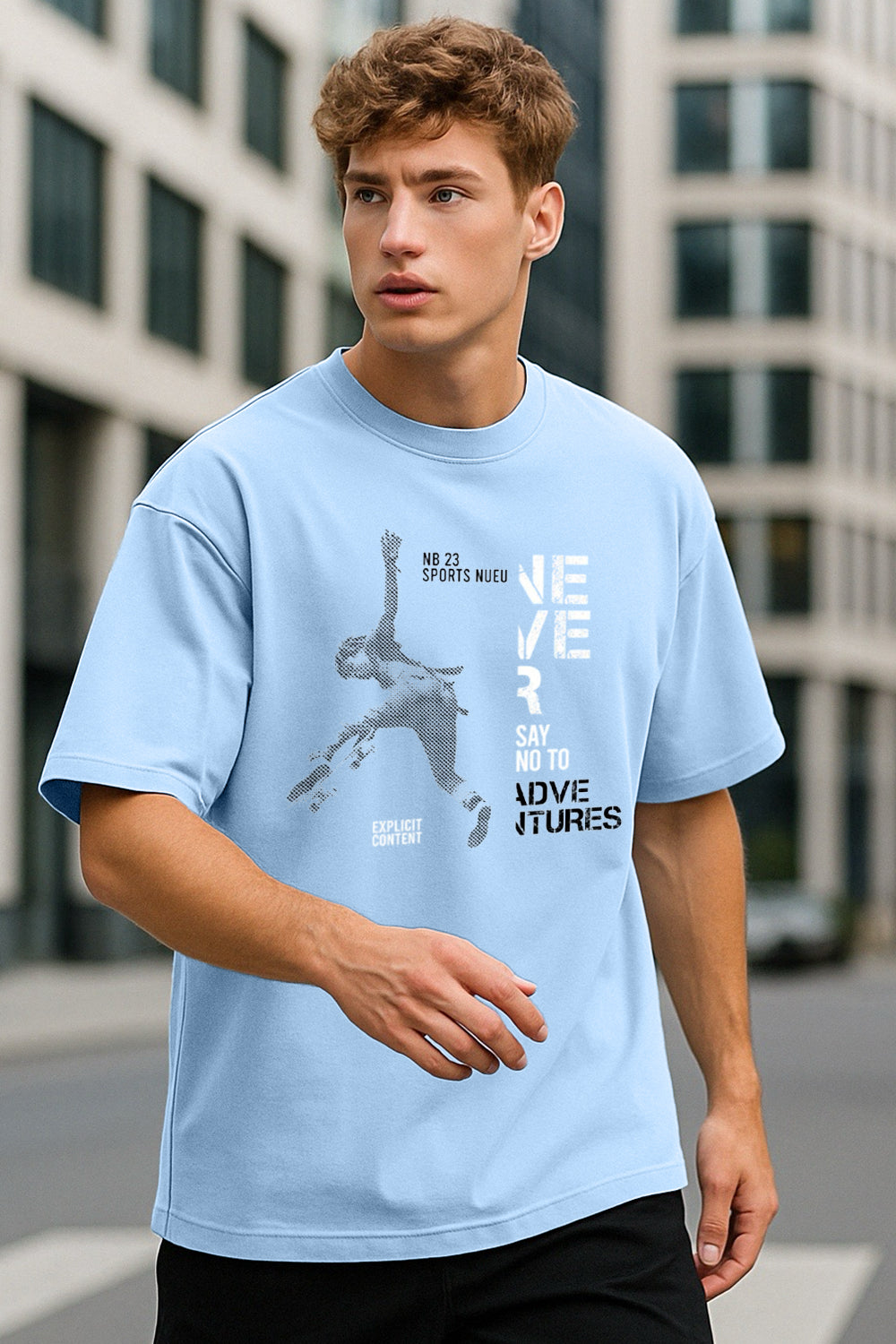 Never Say No Oversized T-Shirt