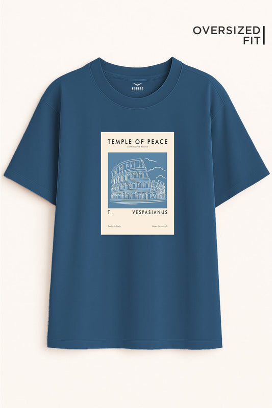 Temple of Peace Oversized Fit Women Tee