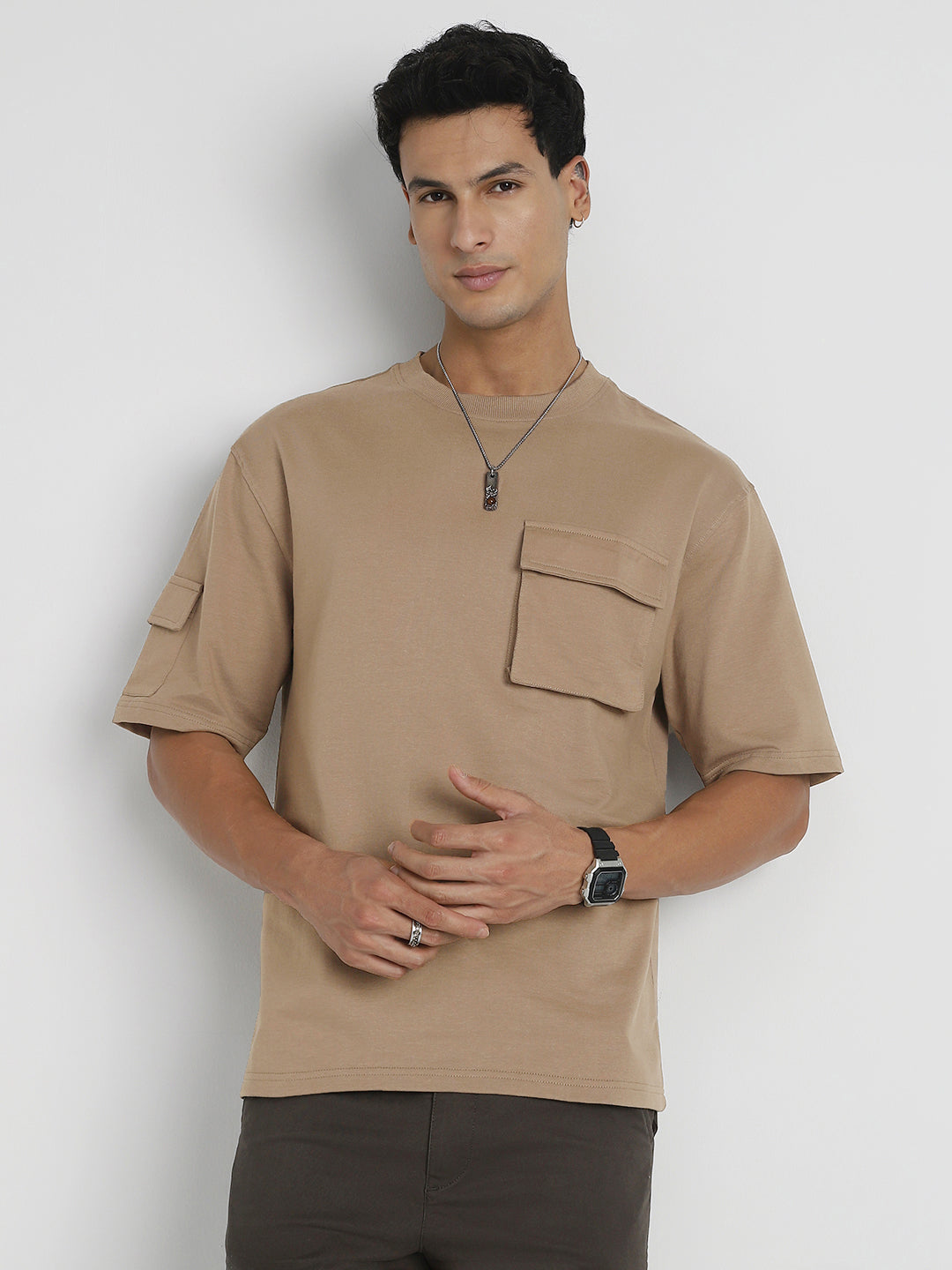 Utility Pocket Oversized Tee
