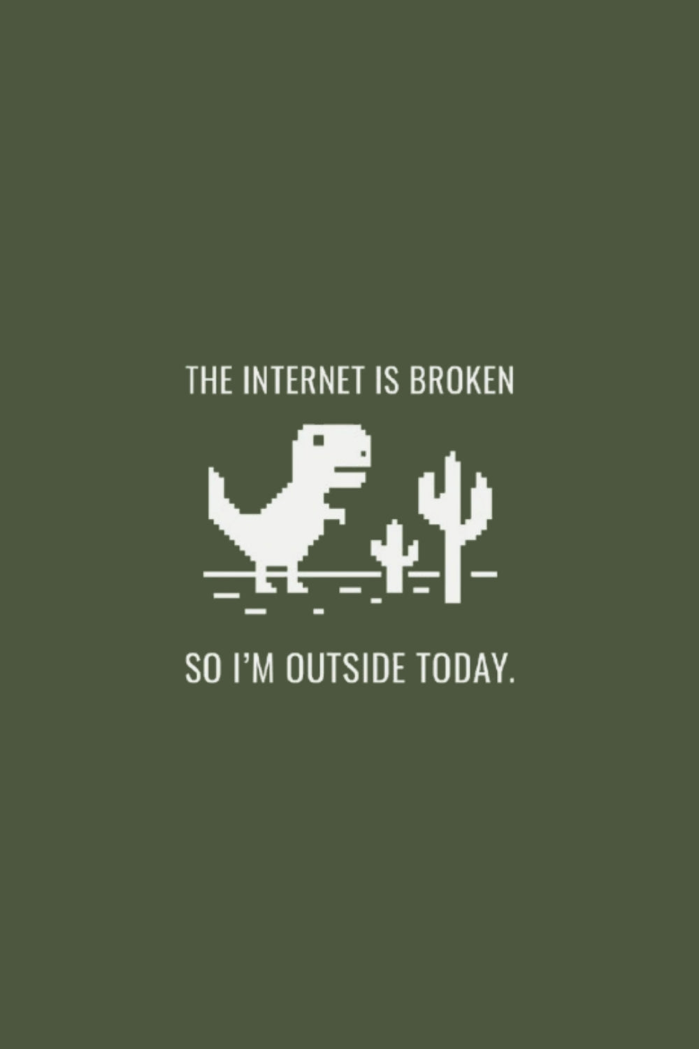 Internet is Broken Oversized T-Shirt