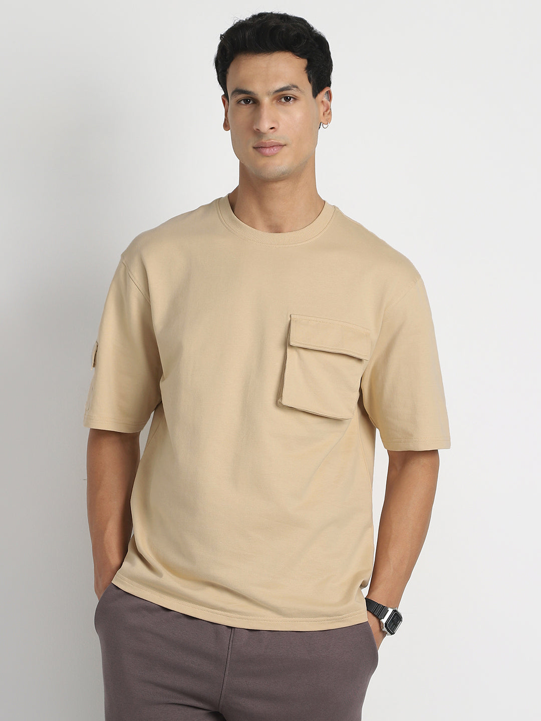 Utility Pocket Oversized Tee