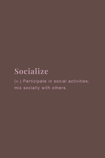 Socialize Oversized T-Shirt