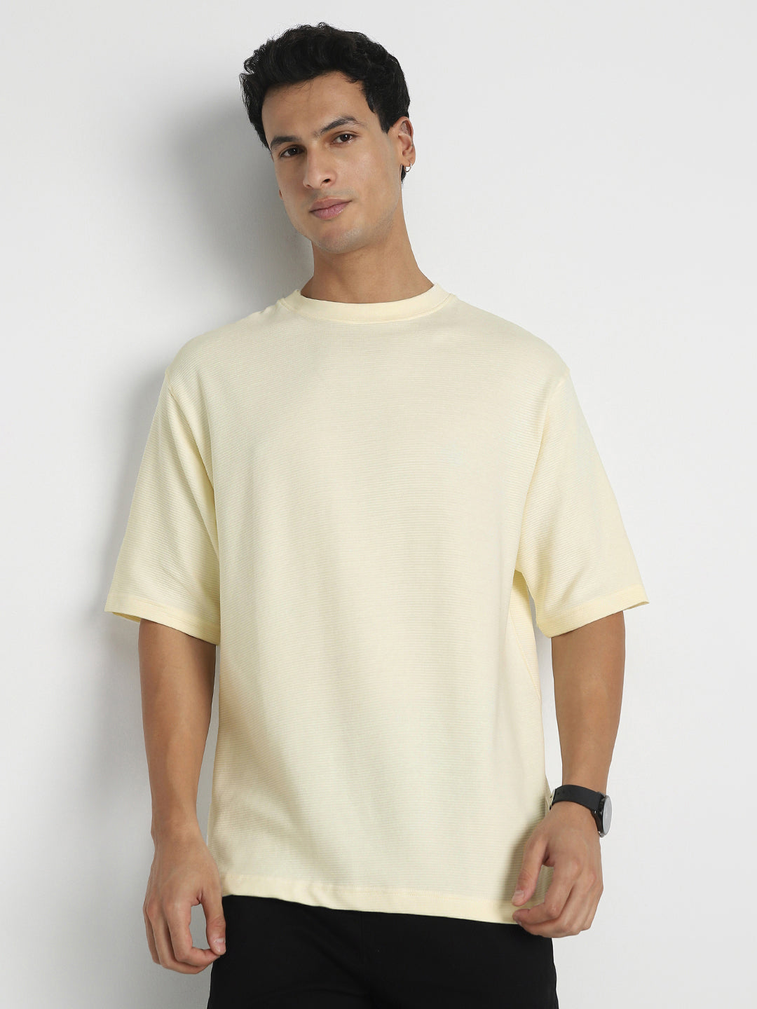 Ottoman Textured Relaxed Fit Tee