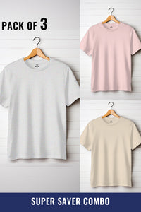 Grey Melange/Sand/Blush