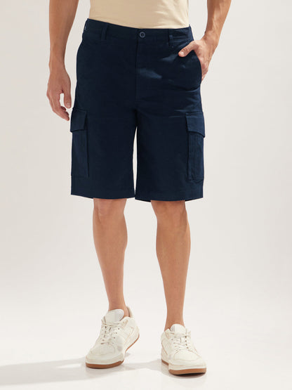 Solid Cargo Shorts