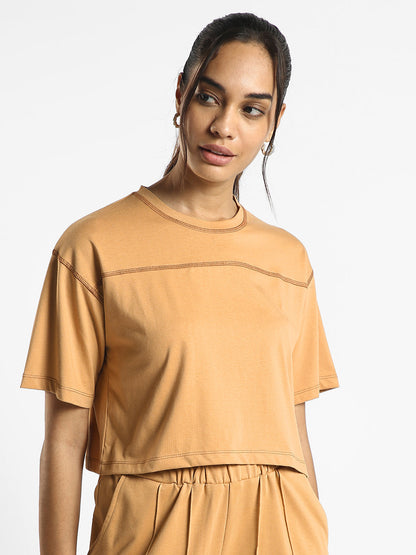 Bianca Cropped Oversized T-Shirt