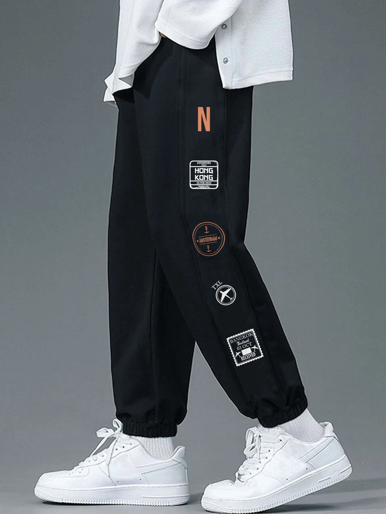 Travel Stamp Joggers