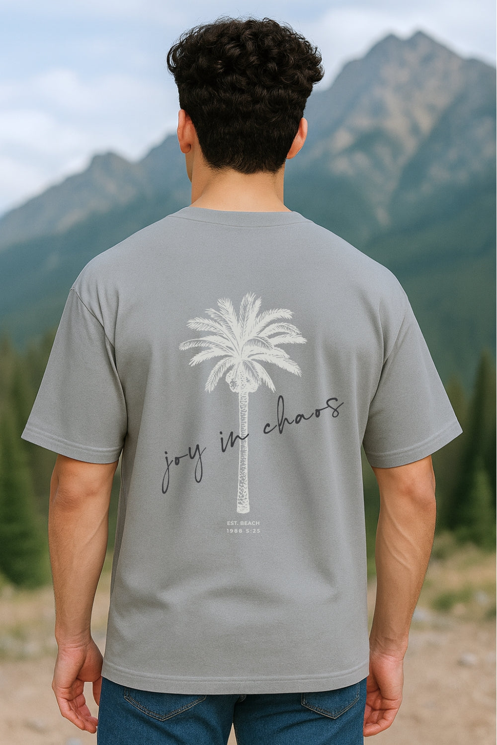 Joy in Chaos Oversized T-Shirt