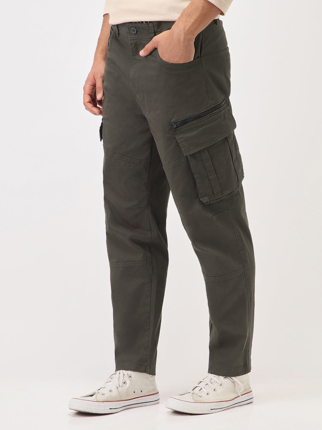 Zipper Utility Cargo Pants
