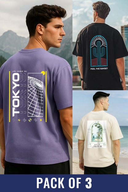 Oversized Tees - 3-Pack