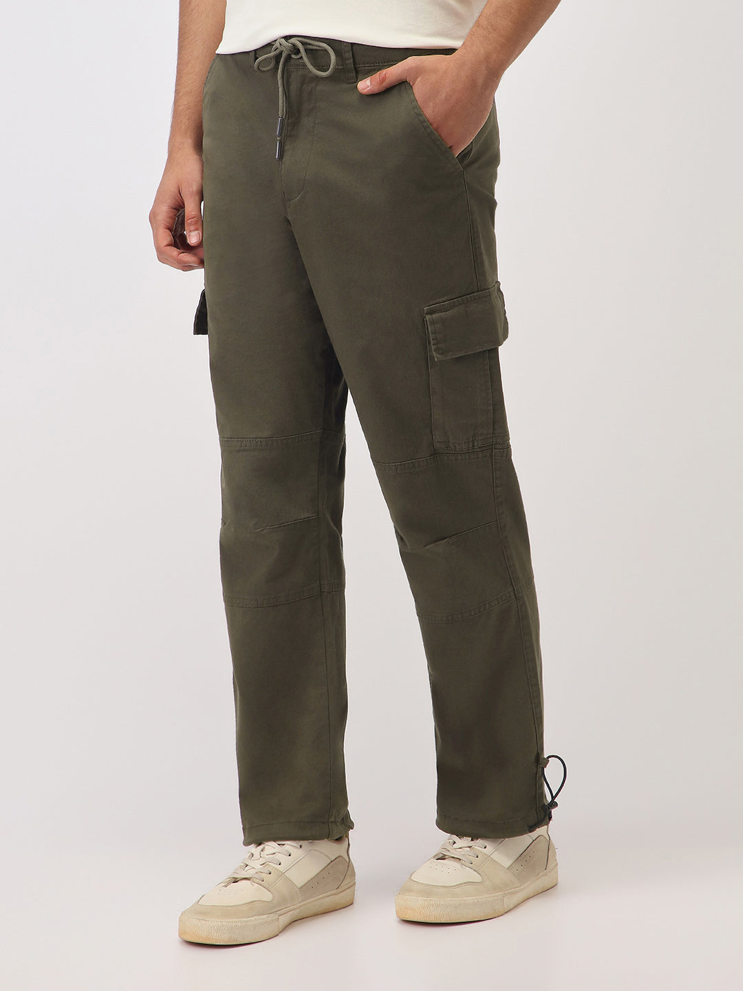 Cut & Sew Cargo Pants
