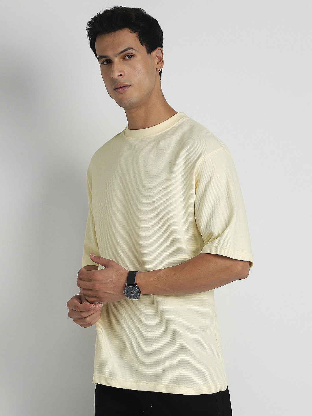 Ottoman Textured Relaxed Fit Tee