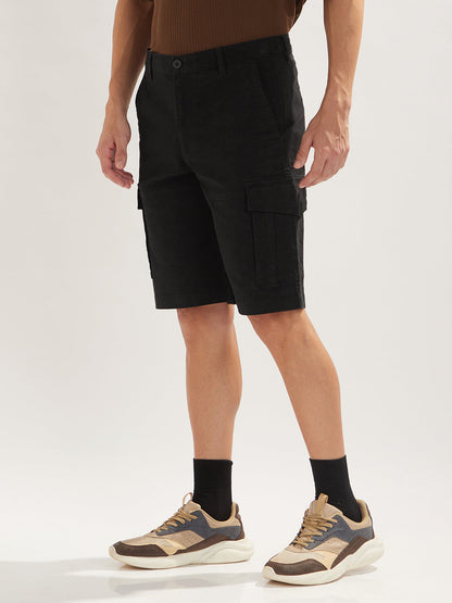 Solid Cargo Shorts