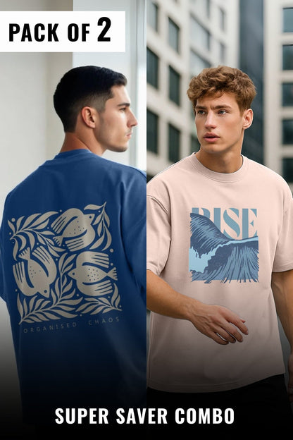 Pack of 2 Oversized Tees