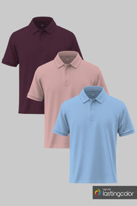 Dusty Rose/Burgundy/Powder Blue