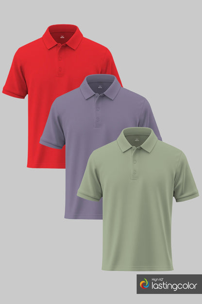 Classic Polo T-Shirt Pack of 3