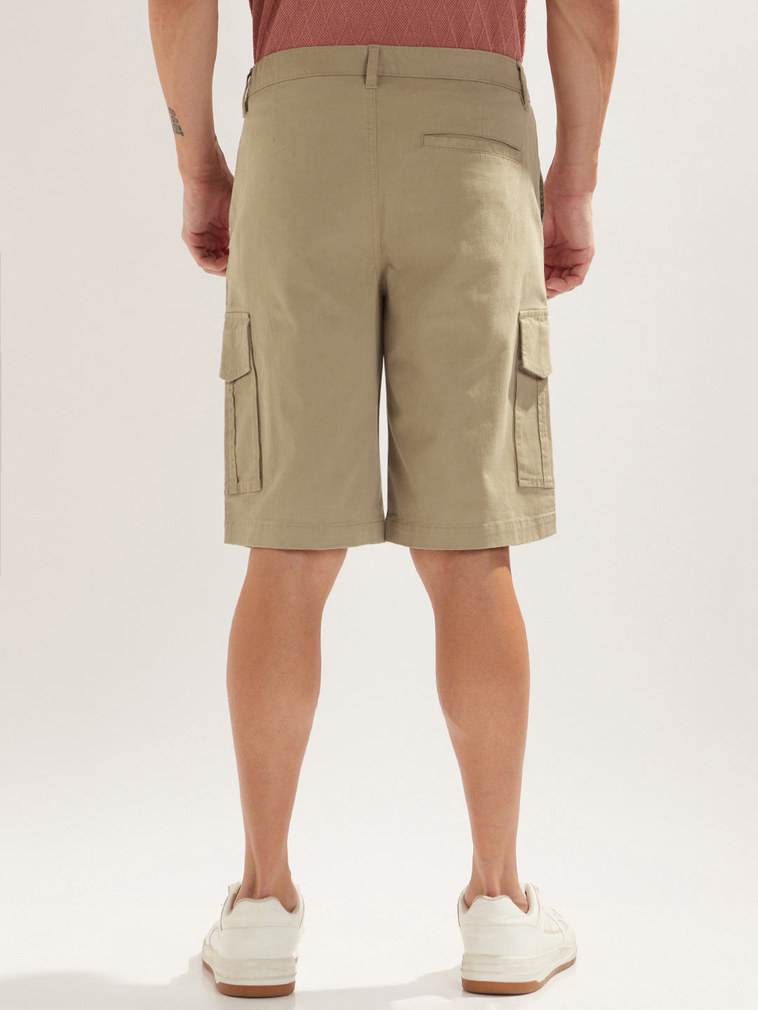 Solid Cargo Shorts