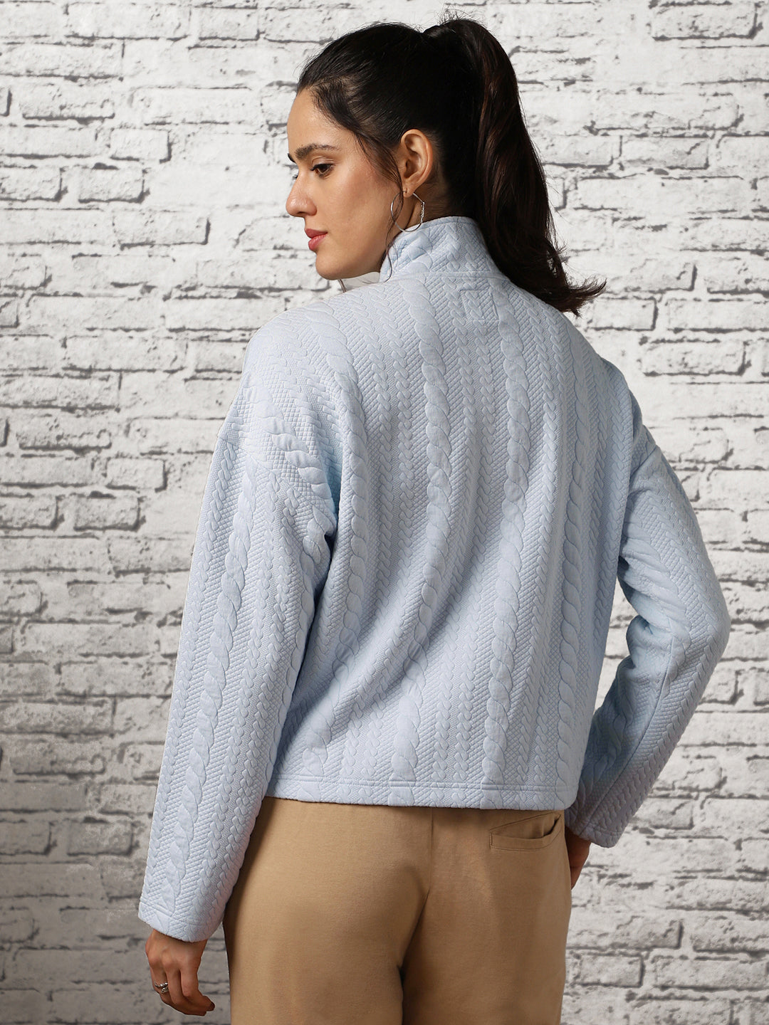 Women Oversized Zip-up Sweatshirts