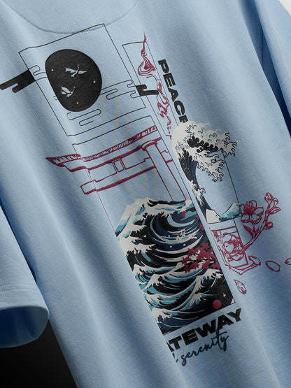 Gateaway To Peace Oversized T-Shirt